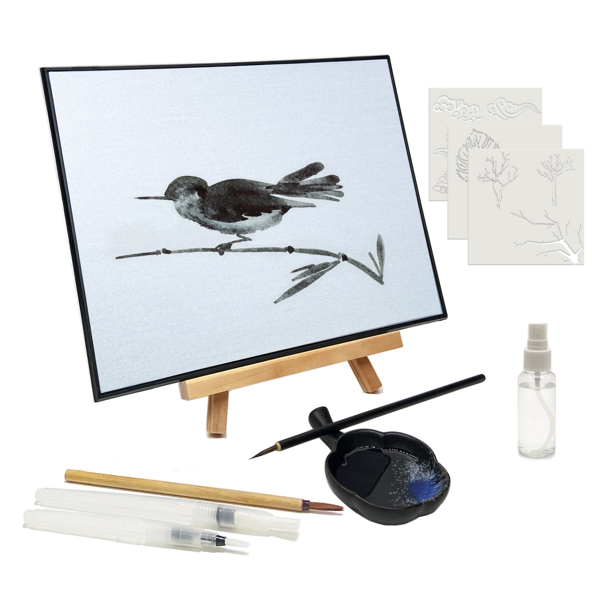  Meditation Gifts Buddha Drawing Board - Woman Relaxation Gifts  Man Zen Gifts Zen Decor Office Home Zen Garden Relaxing Art Water Painting  Board Unique Stress Relief Birthday Gifts for Adults Him